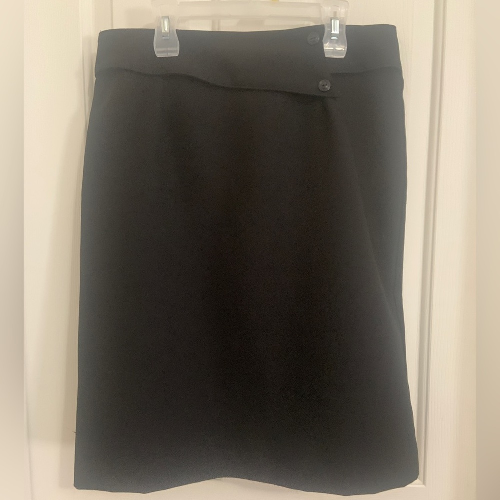 Black pencil skirt